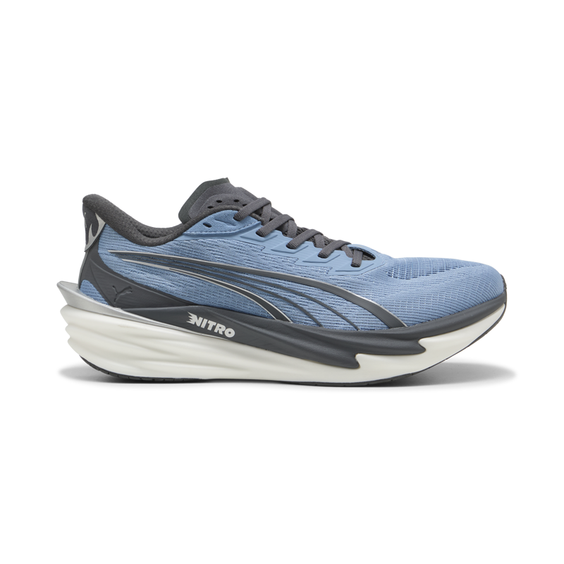 Puma Deviate NITRO 4 Men's Running Shoes - Zen Blue Moody Gray