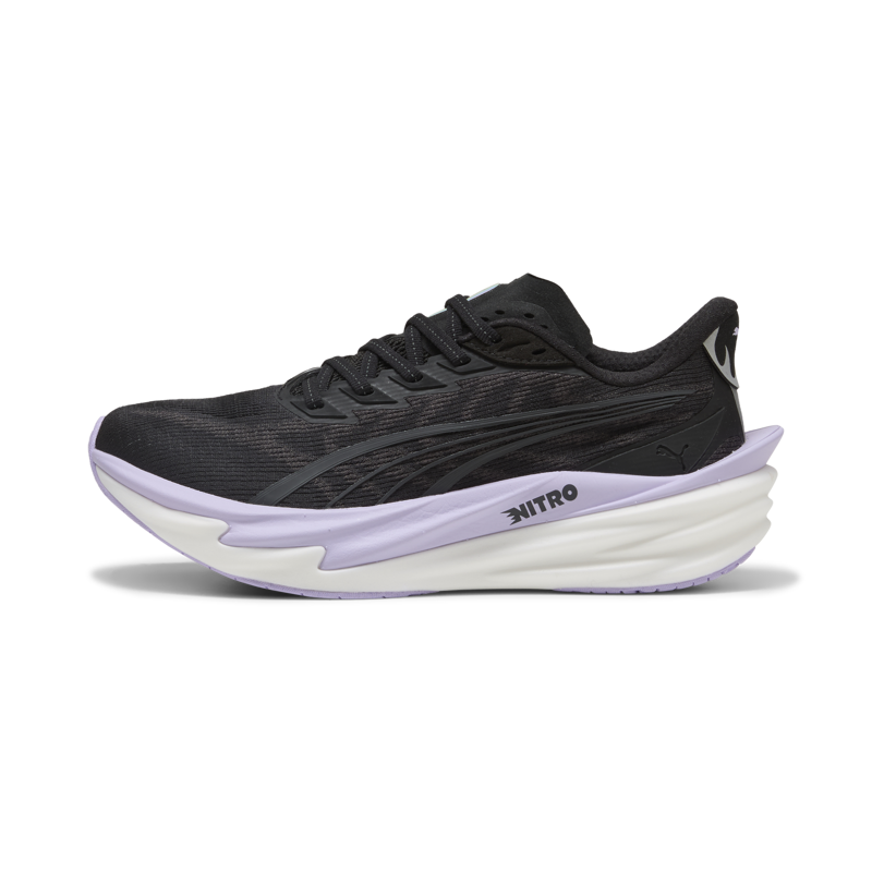 Puma Deviate NITRO 4 Women's Running Shoes - Puma Black Light Lavender-1