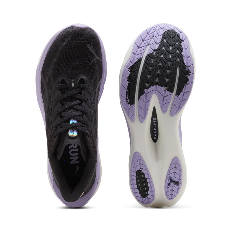 Puma Deviate NITRO 4 Women's Running Shoes - Puma Black Light Lavender-6