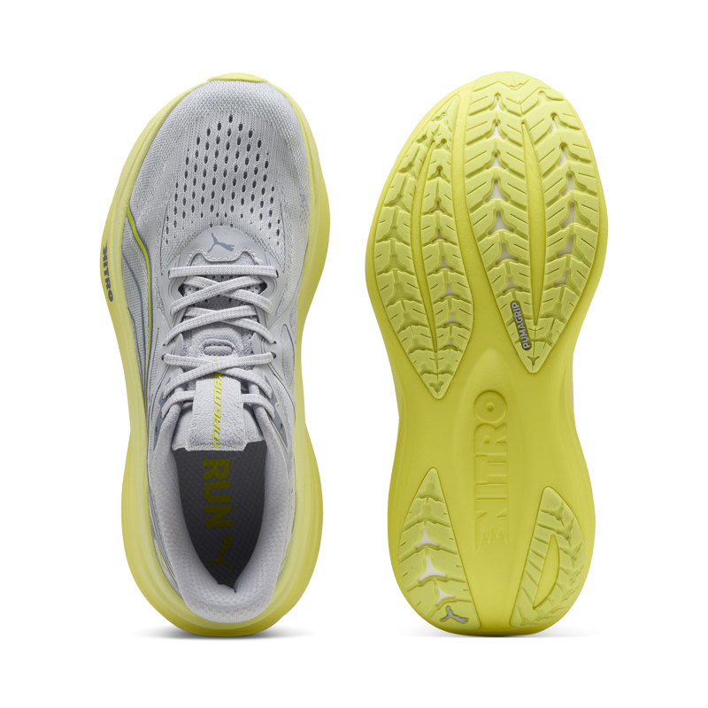 Puma MagMax NITRO 2 Men's Running Shoes - Vibrant Silver-Lux Lime-5