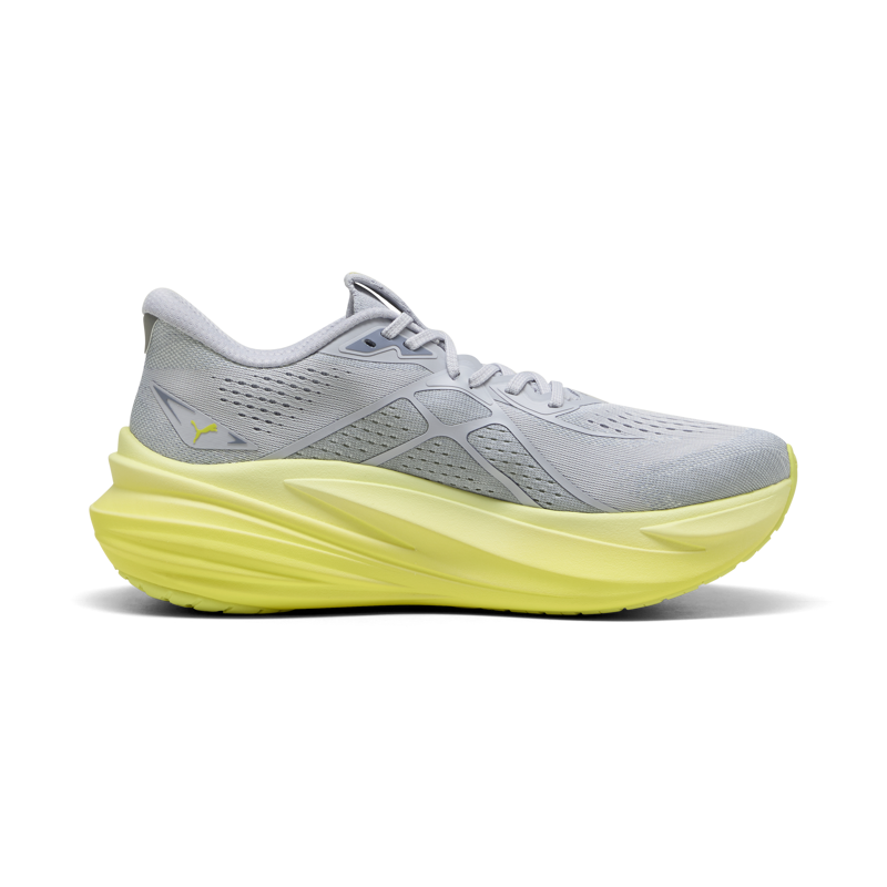 Puma MagMax NITRO 2 Men's Running Shoes - Vibrant Silver-Lux Lime-1