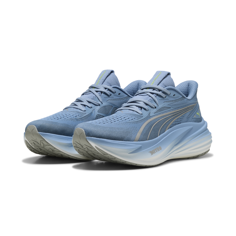 Puma MagMax NITRO 2 Men's Running Shoes - Zen Blue Gray Echo-3