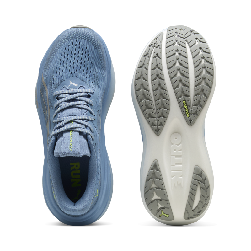 Puma MagMax NITRO 2 Men's Running Shoes - Zen Blue Gray Echo-6