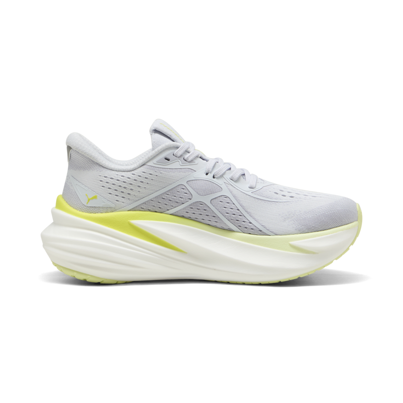 Puma MagMax NITRO 2 Women's Running Shoes - Silver Mist-Apple Spritz-1