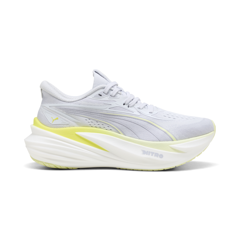 Puma MagMax NITRO 2 Women's Running Shoes - Silver Mist-Apple Spritz
