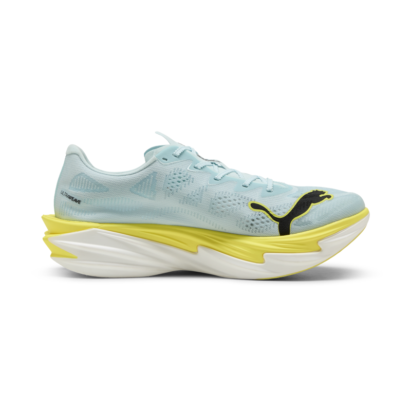 Puma Deviate NITRO Elite 4 Men's Race Day Shoes - Fresh Water-Lemon Crush-Black-White-3