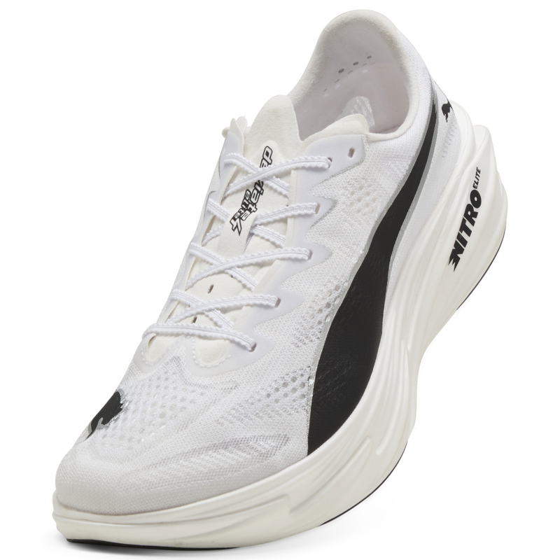 Puma Deviate NITRO Elite 4 Men's Race Day Shoes - White Black-6