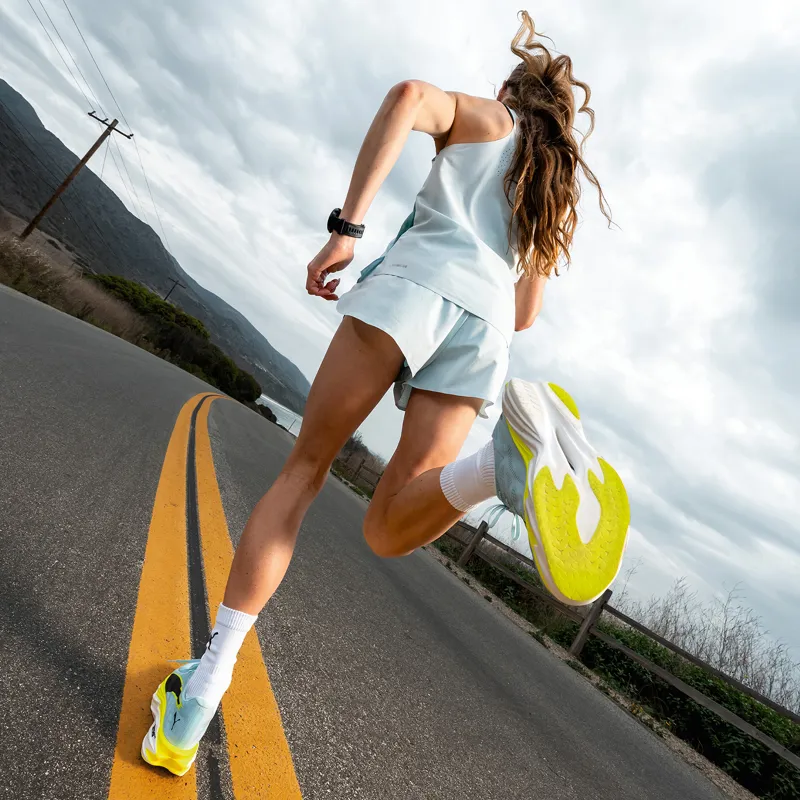 Puma Deviate NITRO Elite 4 Women's Race Day Shoes - Fresh Water-Lemon Crush-Black-7