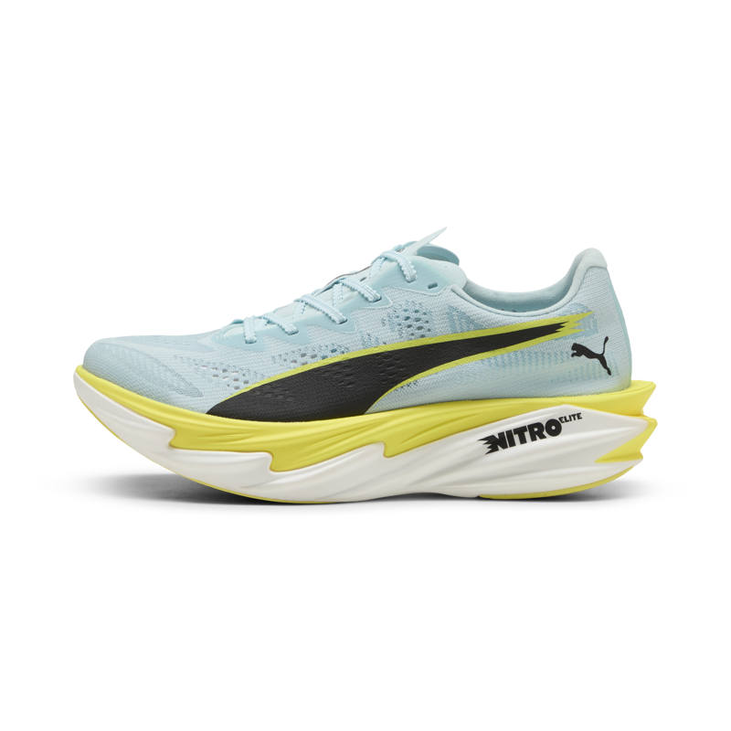 Puma Deviate NITRO Elite 4 Women's Race Day Shoes - Fresh Water-Lemon Crush-Black-2