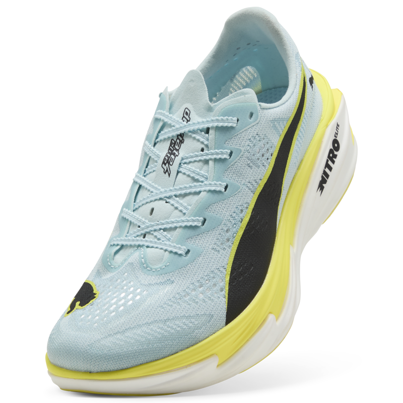 Puma Deviate NITRO Elite 4 Women's Race Day Shoes - Fresh Water-Lemon Crush-Black-5