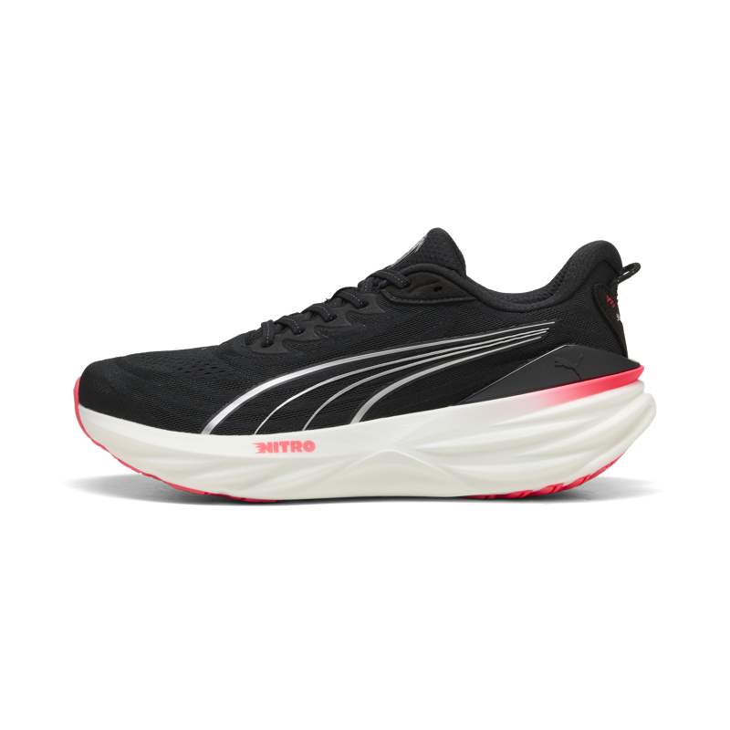 Puma ForeverRun NITRO 3 Men's Supportive Running Shoes - Puma Black Ultra Red-2