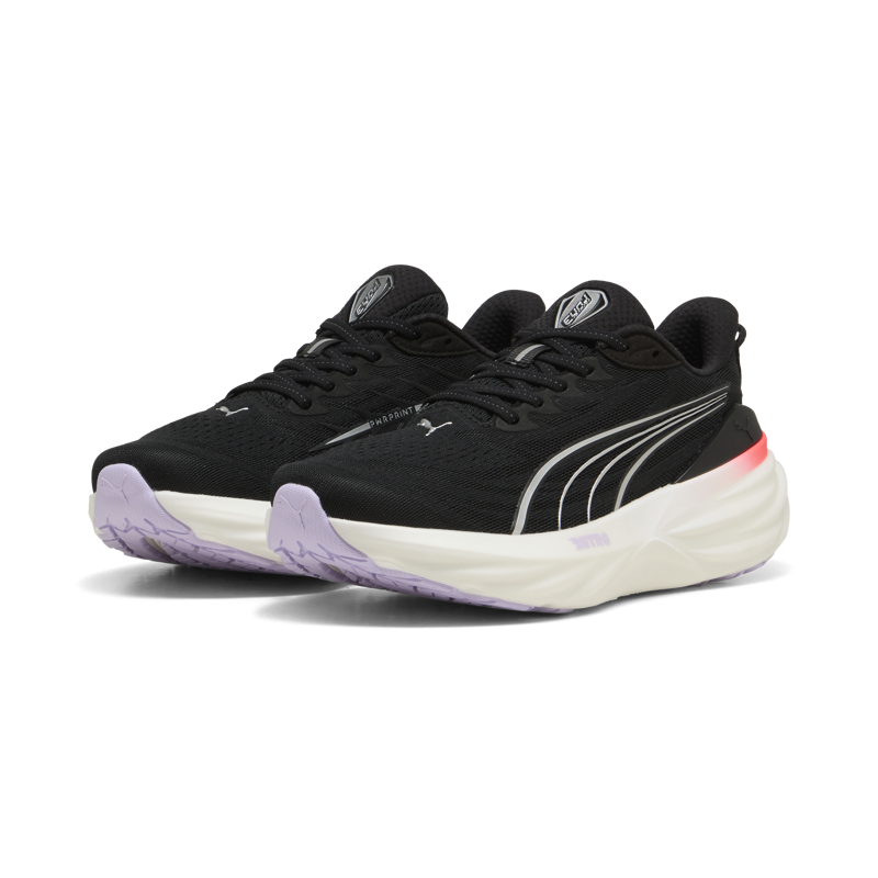 Puma ForeverRun NITRO 3 Women's Supportive Running Shoes - Puma Black Light Lavender-3