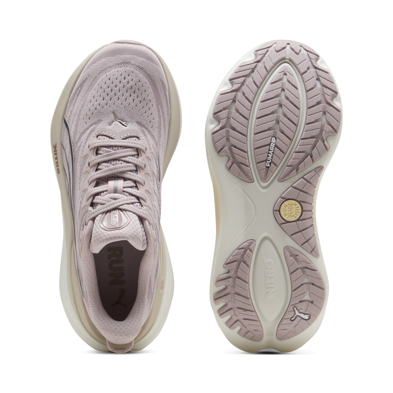 Puma ForeverRun Nitro 3 Women's Supportive Running Shoes - Misty Pink Silver Fog -6