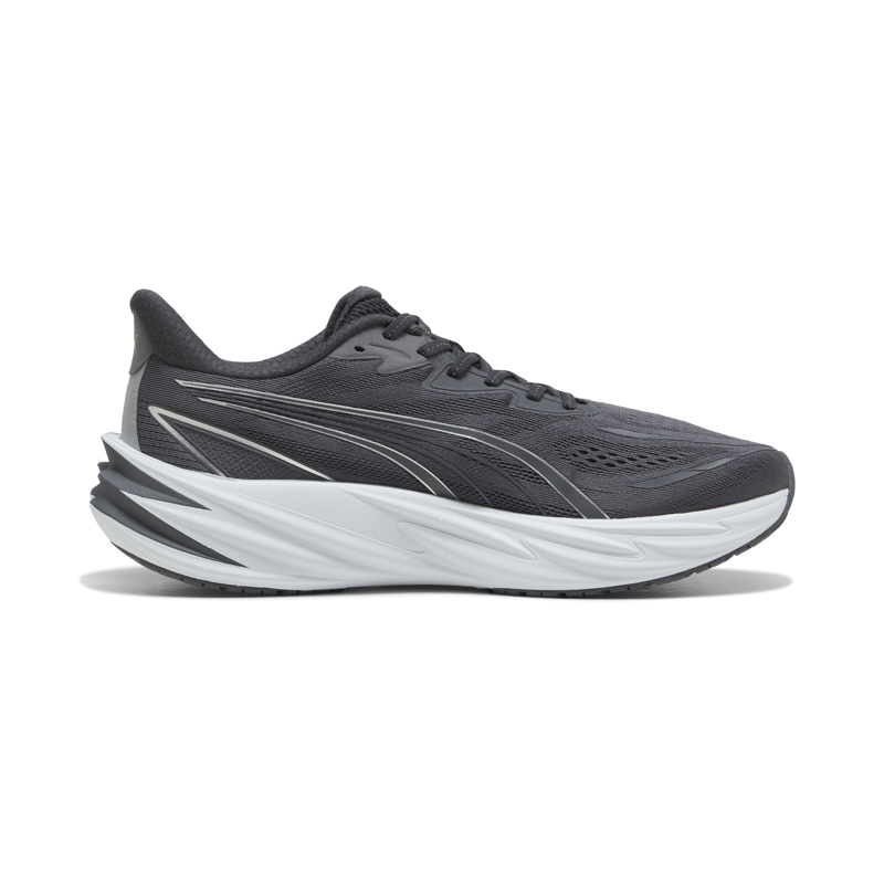 Puma Velocity NITRO 5 Men's Running Shoes - Moody Gray Sunny Lime-3