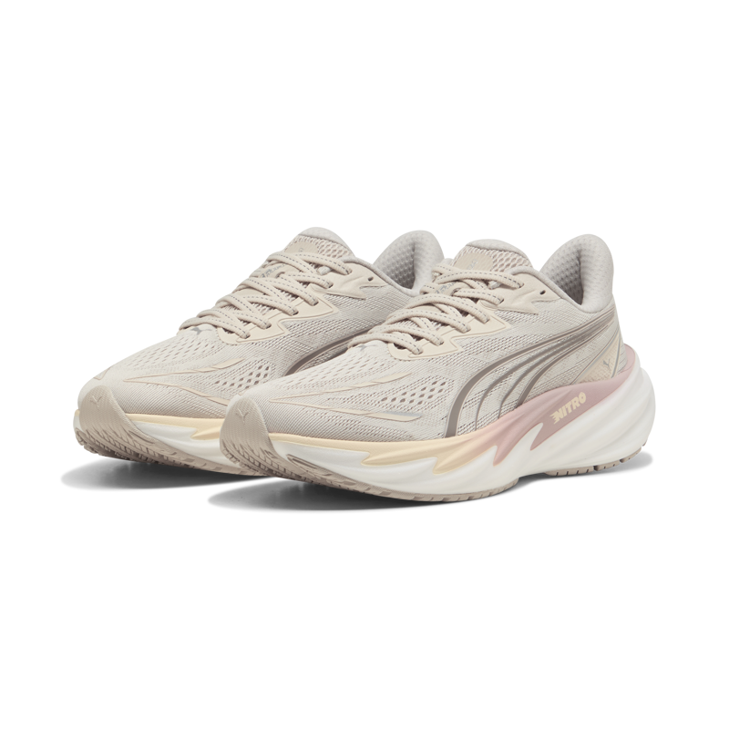 Puma Velocity NITRO 5 Women's Running Shoes - Alpine Snow Misty Pink-2