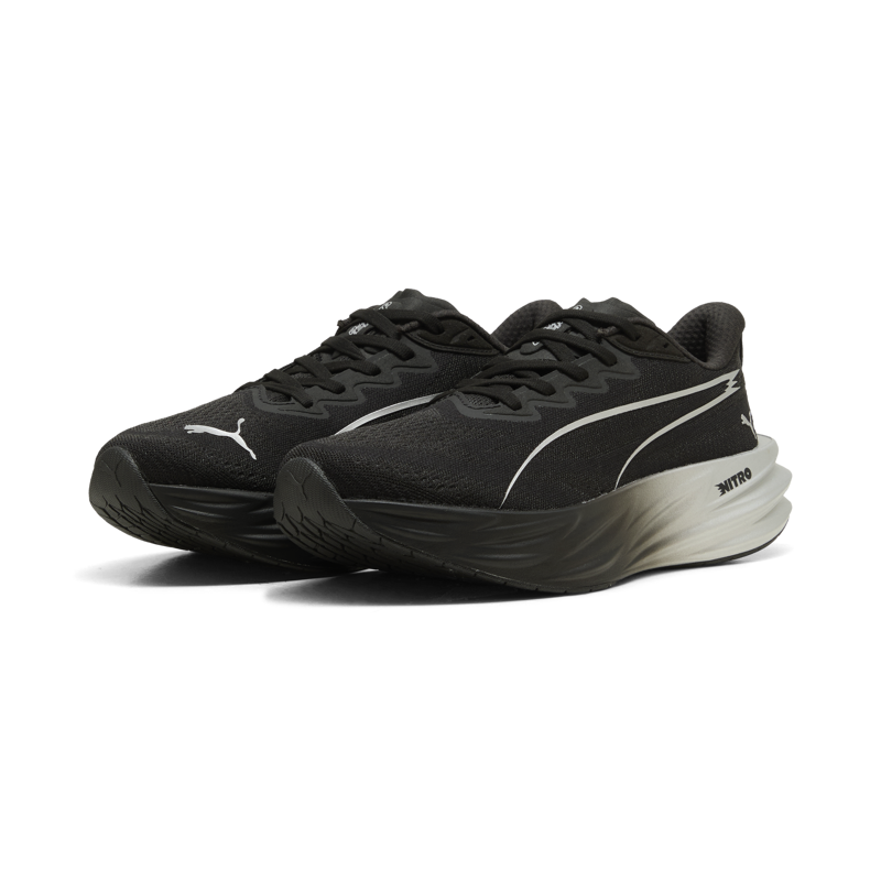 Puma Deviate Pure NITRO Women's Running Shoes - Puma Black Puma Silver-1