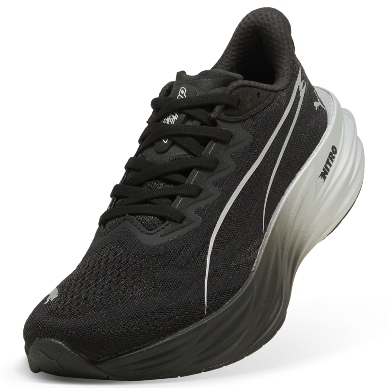Puma Deviate Pure NITRO Women's Running Shoes - Puma Black Puma Silver-3