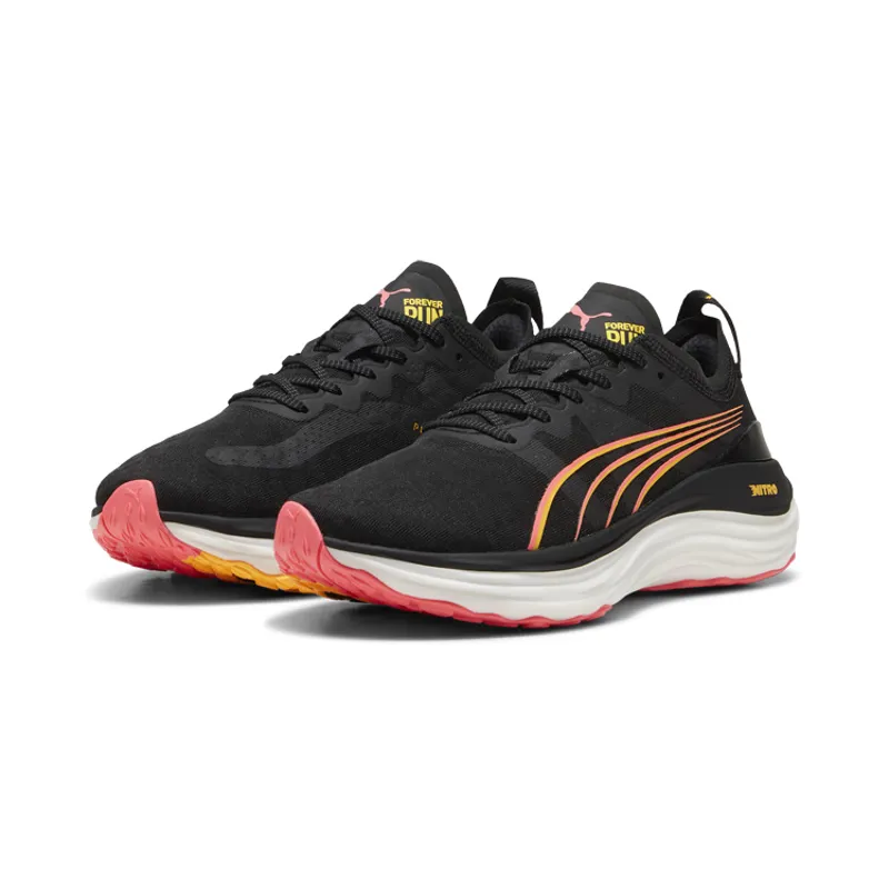 ForeverRun NITRO PUMA Black Sunset Glow Sun Stream Women's-1