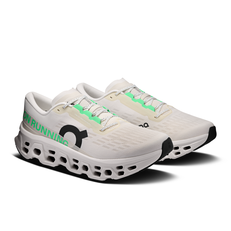 On Running Cloudmonster 3 Men's Running Shoes - Ivory Ivory-1