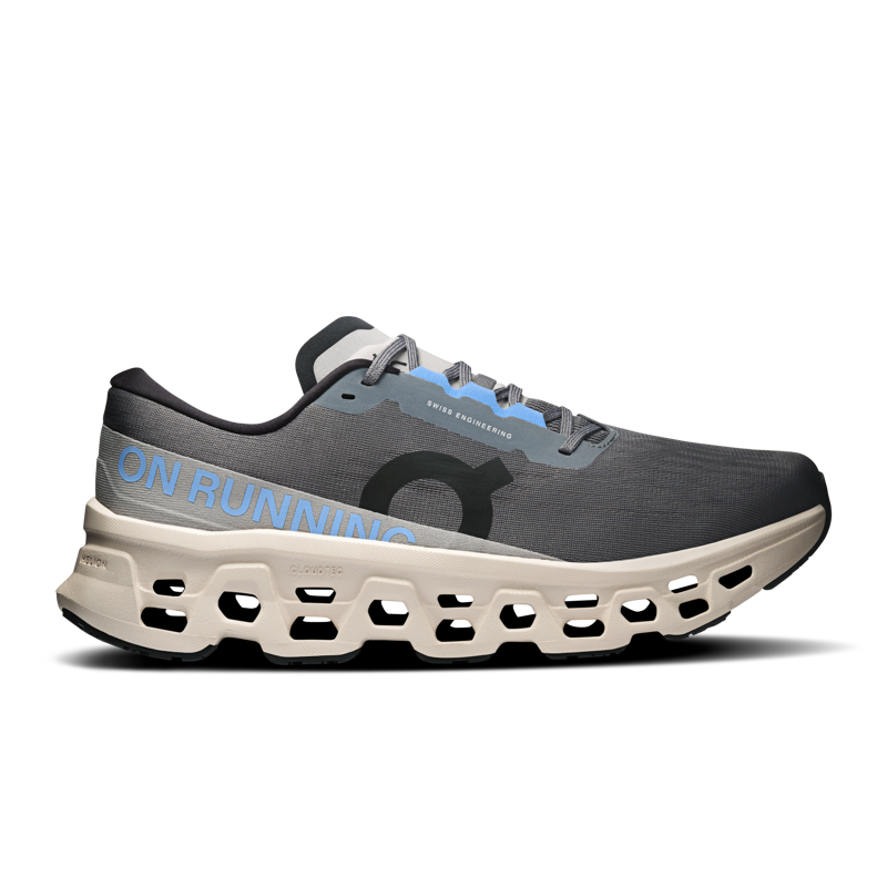 On Running Cloudmonster 3 Men's Running Shoes - Rock Silver-4
