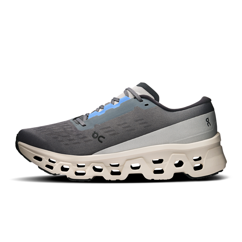 On Running Cloudmonster 3 Men's Running Shoes - Rock Silver-2