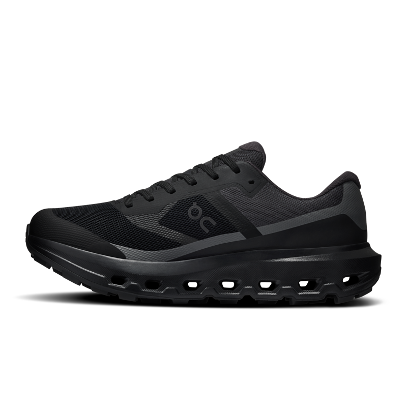 ON Running Cloudvista 3 Waterproof Men's Trail Running Shoes - Black Black-4