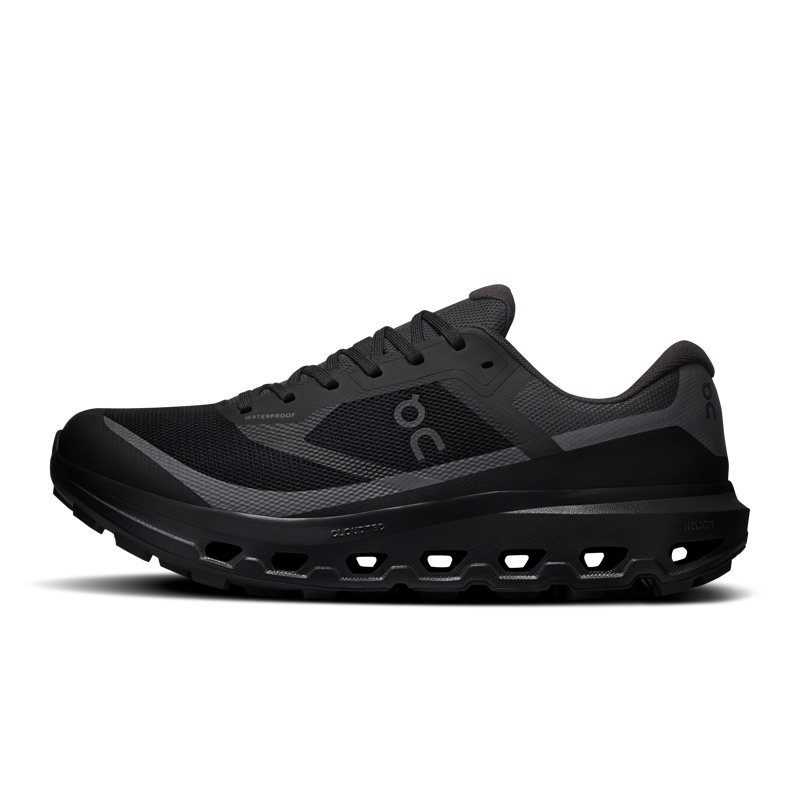 ON Running Cloudvista 3 Waterproof Men's Trail Running Shoes - Black Black-2
