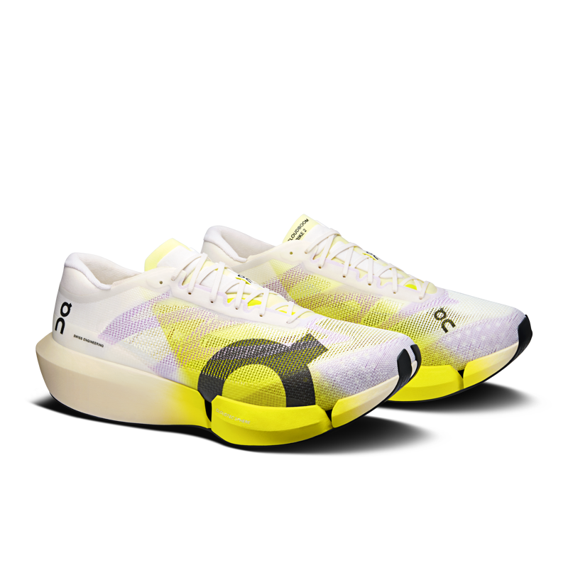 ON Running Cloudboom Strike 2 Unisex Race Day Shoes - White Lime-1