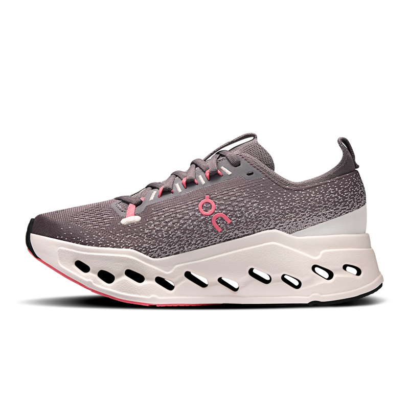 ON Running Cloudsurfer Max Women's Running Shoes - Pebble Oyster-1