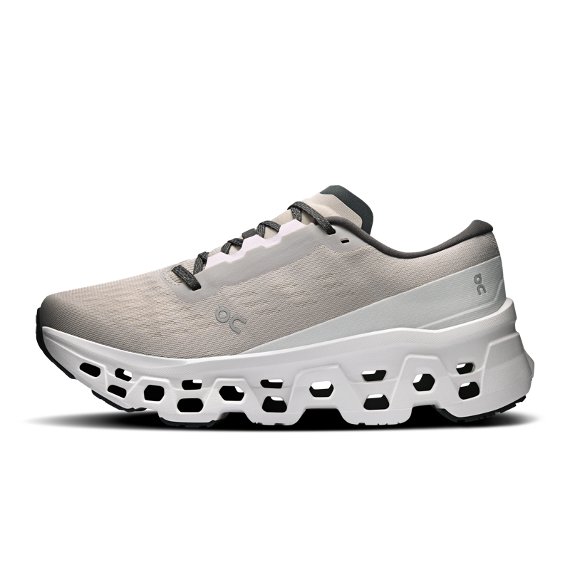 ON Running Cloudmonster 3 Women's Running Shoes - Truffle Ivory-2