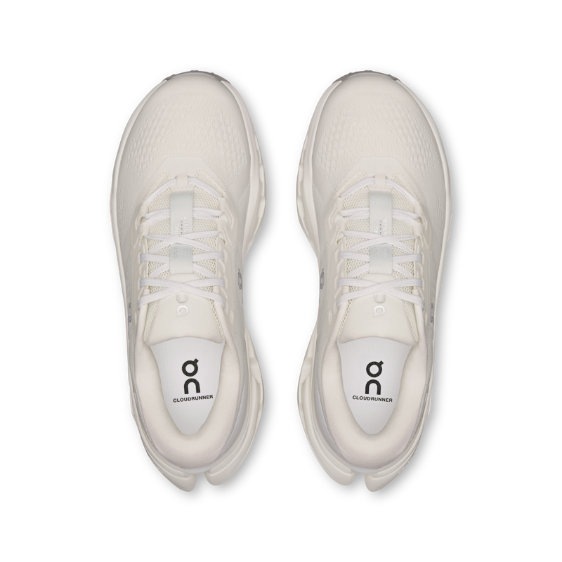 ON Running Cloudrunner 3 Women's Supportive Running Shoes - White Ivory-5