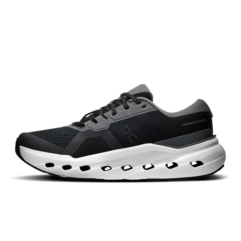 ON Running Cloudrunner 3 Women's Supportive Running Shoes - Black Ivory-2