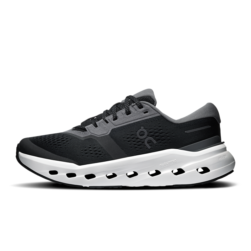 ON Running Cloudrunner 3 Women's Supportive Running Shoes - Black Ivory-1