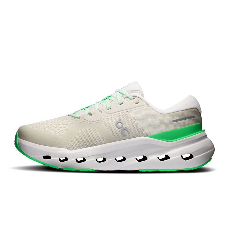 On Running Cloudrunner 3 Wide Women's Supportive Running Shoes - Ghost Verdite-2