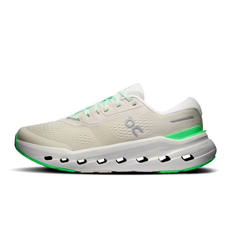 On Running Cloudrunner 3 Wide Women's Supportive Running Shoes - Ghost Verdite-1