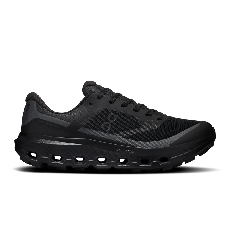 ON Running Cloudvista 3 Waterproof Women's Trail Running Shoes - Black Black