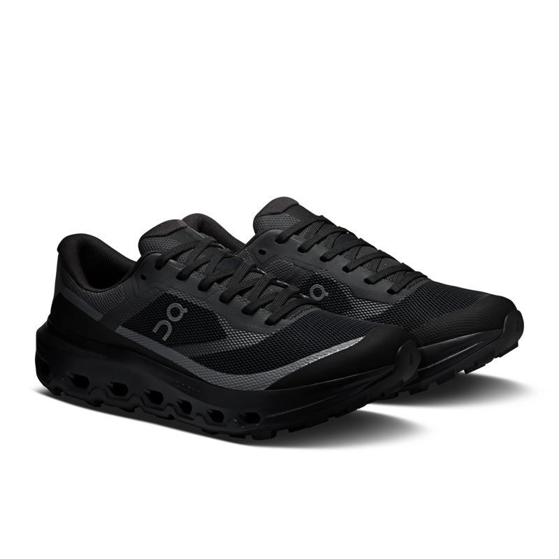 ON Running Cloudvista 3 Waterproof Women's Trail Running Shoes - Black Black-1