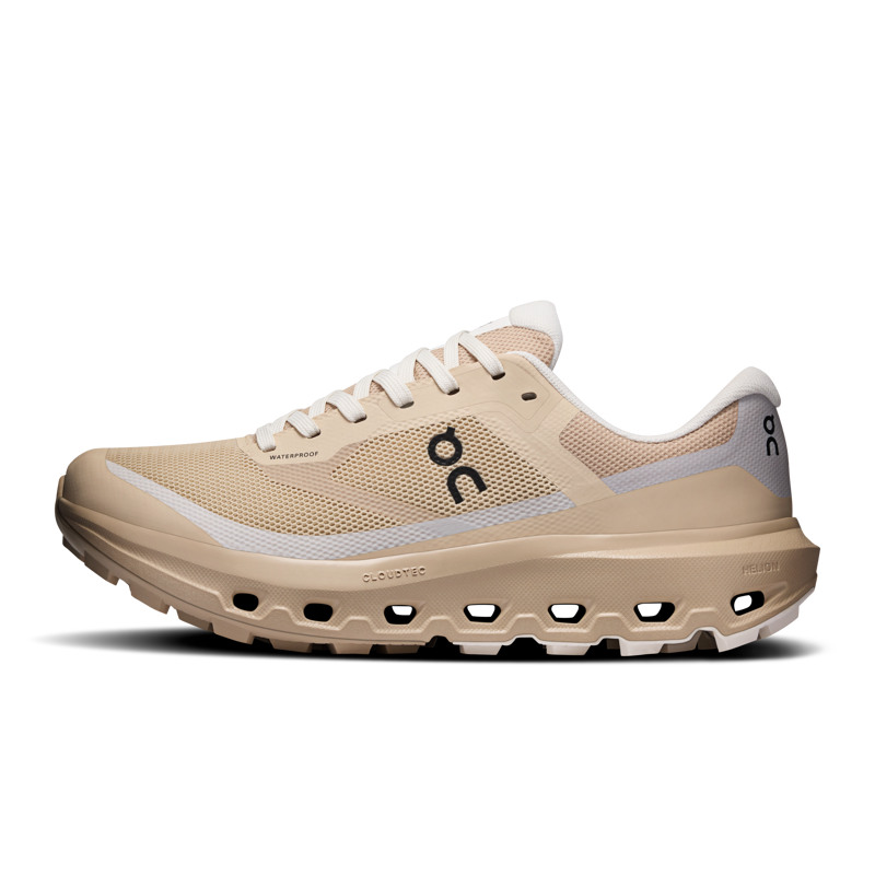 On Runnning Cloudvista 3 Waterproof Women's trail Running Shoes - Sand Ice-2