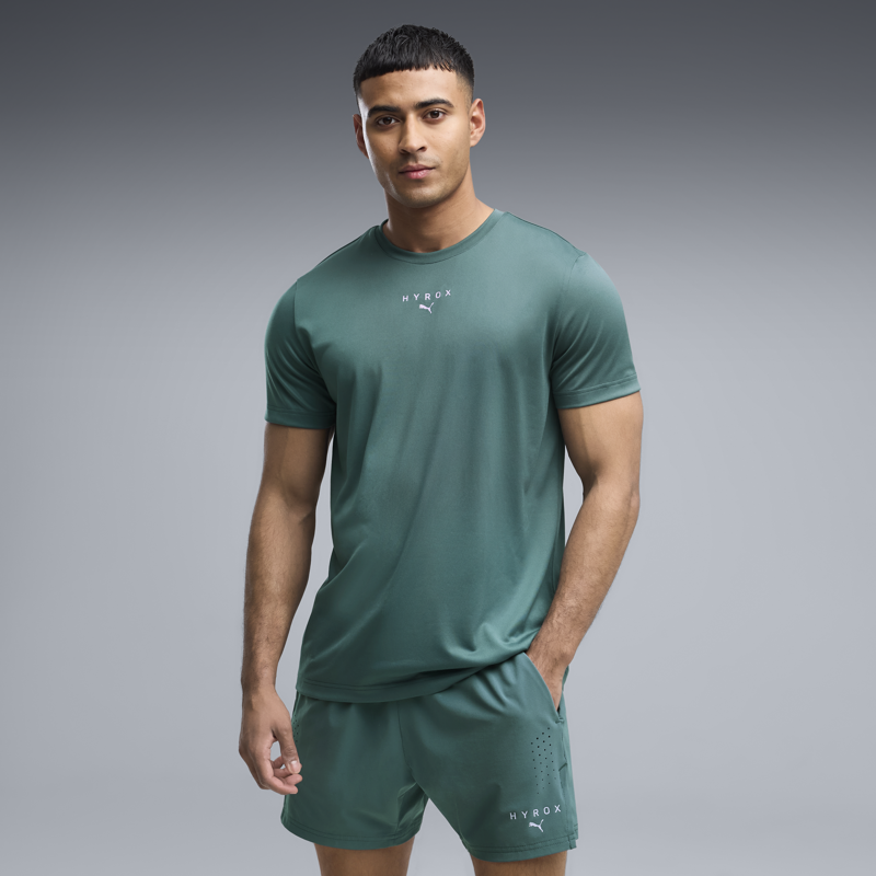Puma X Hyrox Men's Poly Graphic Tee - Herb Garden-2