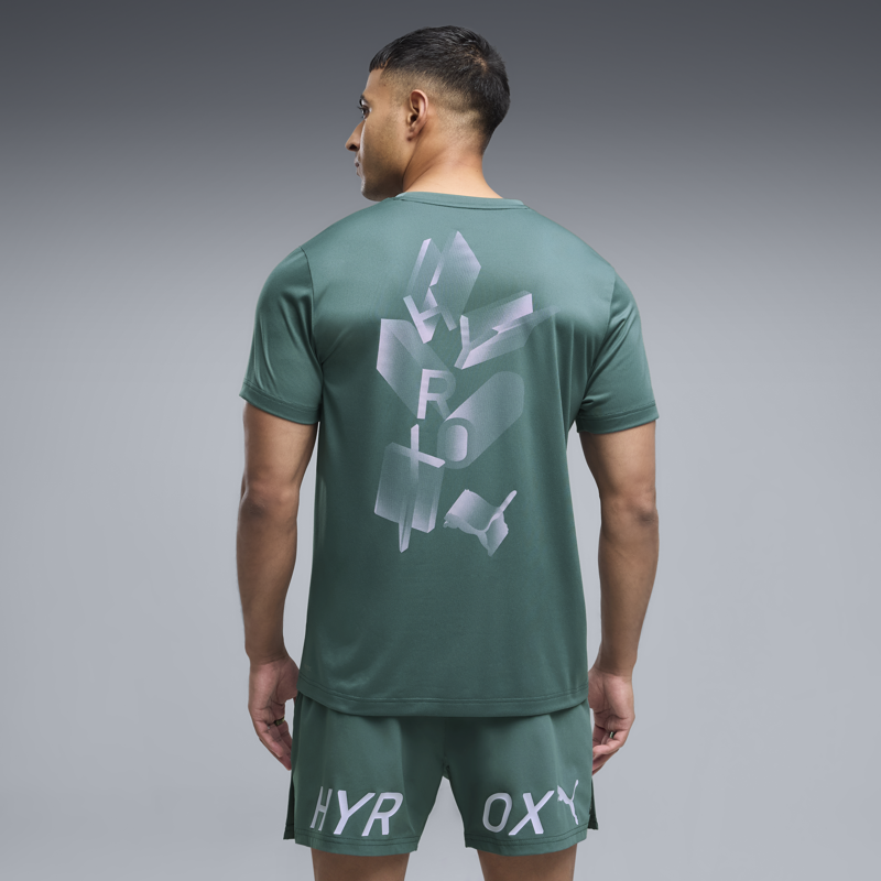 Puma X Hyrox Men's Poly Graphic Tee - Herb Garden-3