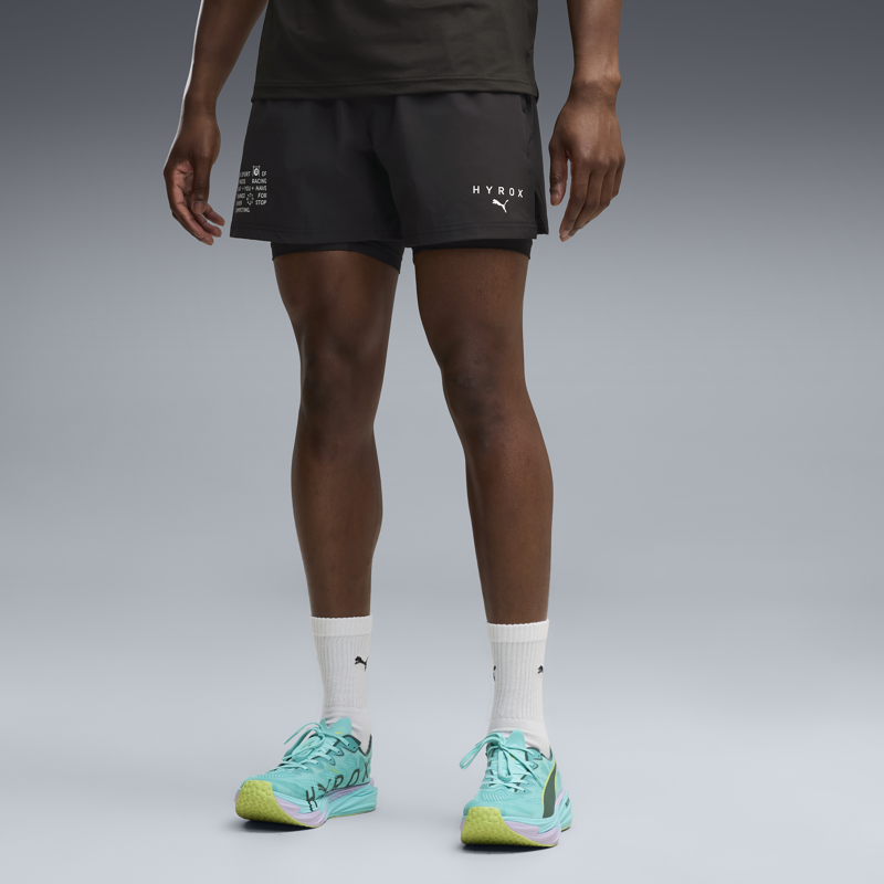 Puma X Hyrox Men's 2in1 PWRMODE Shorts - Puma Black-2