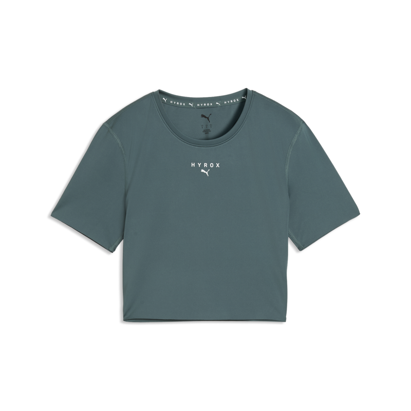 Puma X Hyrox Women's PWRMODE Crop Tee - Herb Garden