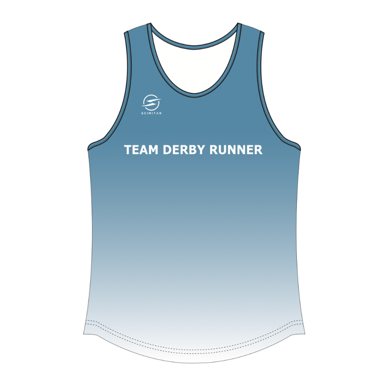 Team Derby Runner Scimitar Running Vest Blue White Women's