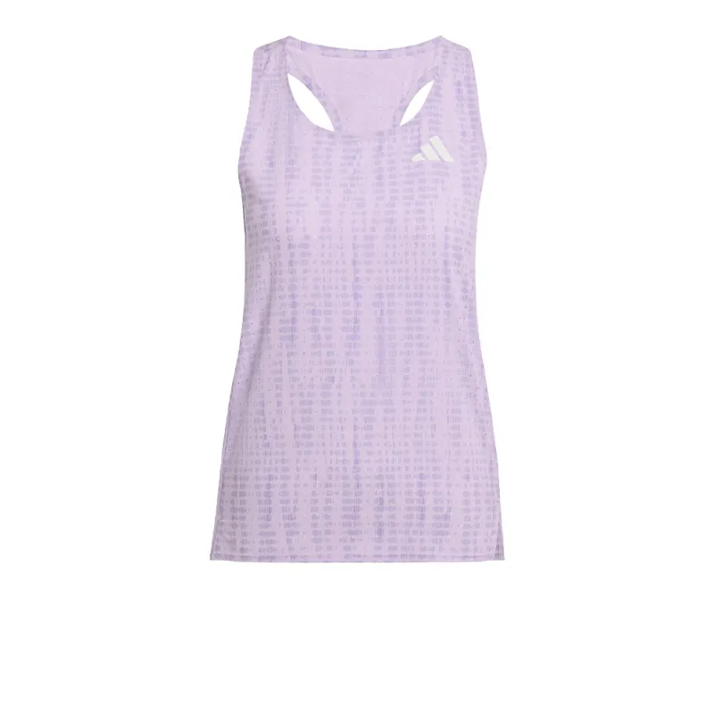 Adidas ADIZERO Women's Singlet - Purple Powder Plum Magic Lilac