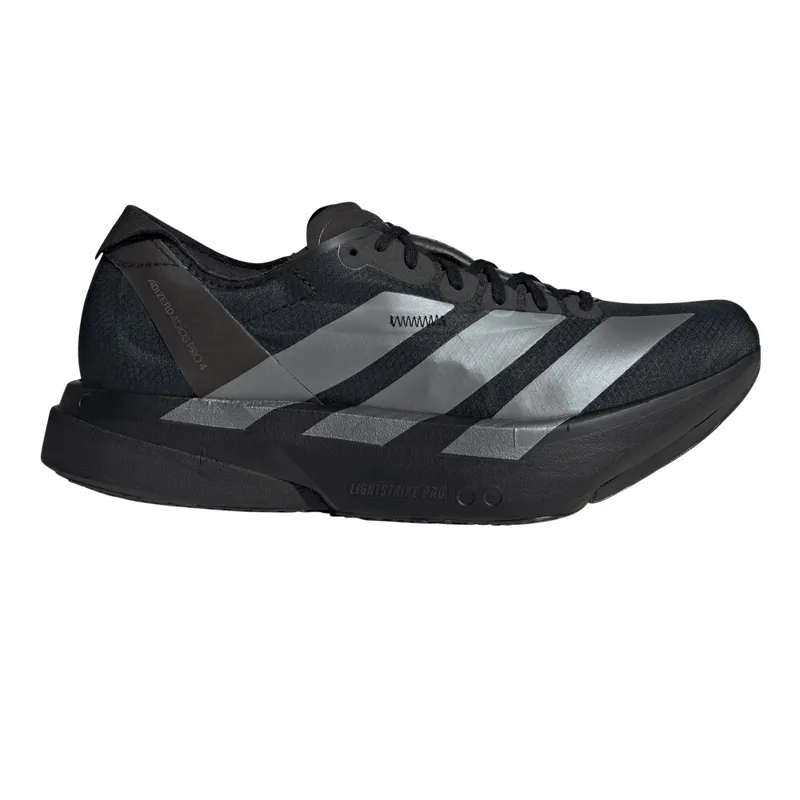 Adidas Adizero Adios Pro 4 Men's Running Shoes - Core Black Iron Met. Carbon