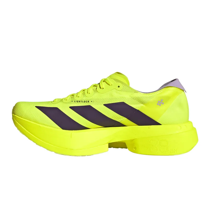 Adidas ADIZERO Adios Pro 4  Women's Running Shoes - Solar Yellow Aurora Plum Powder Plum-1