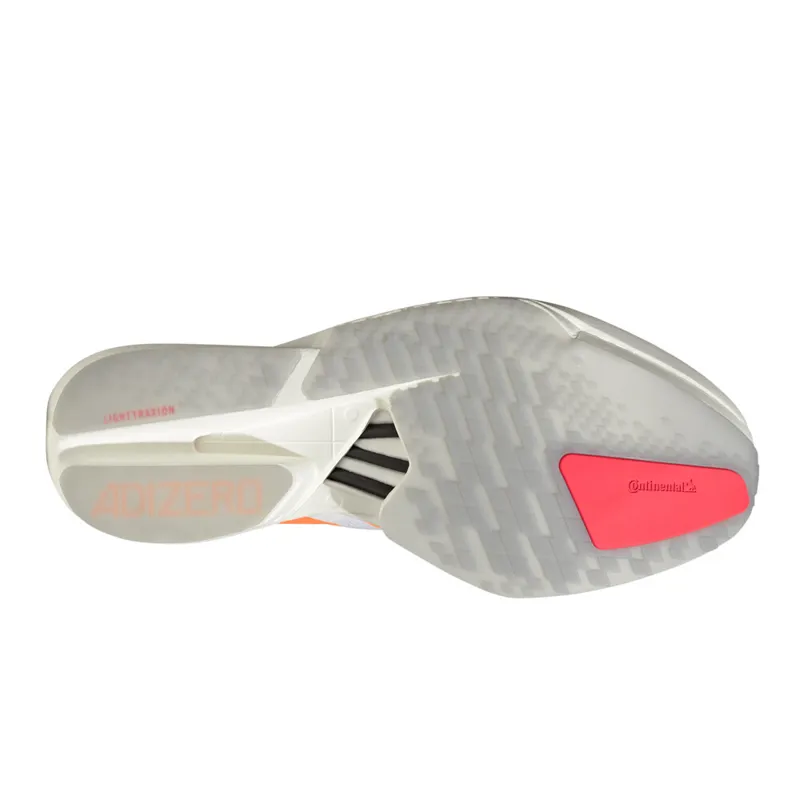 Adidas Adizero Adios Pro 4 Men's Running Shoes - Ftwr White Lucid Orange Lucid Red-5