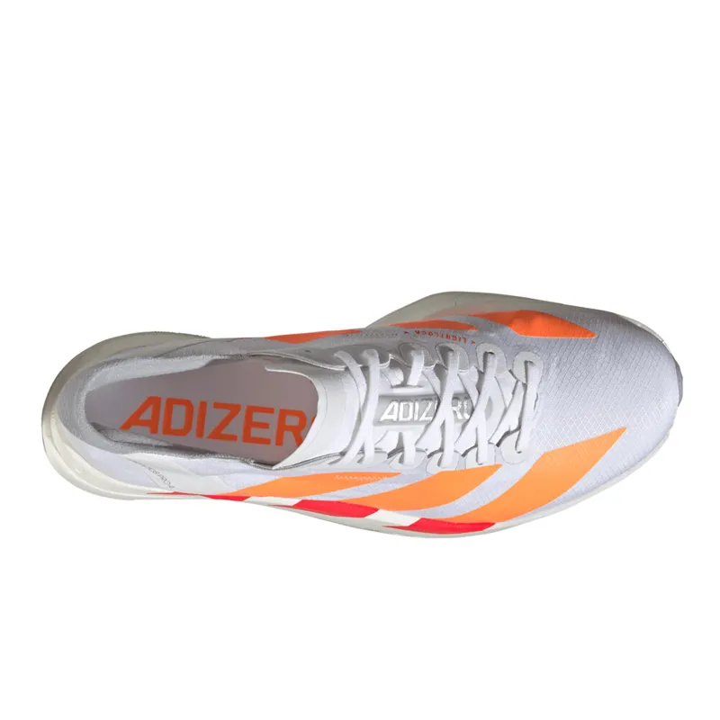 Adidas Adizero Adios Pro 4 Men's Running Shoes - Ftwr White Lucid Orange Lucid Red-4