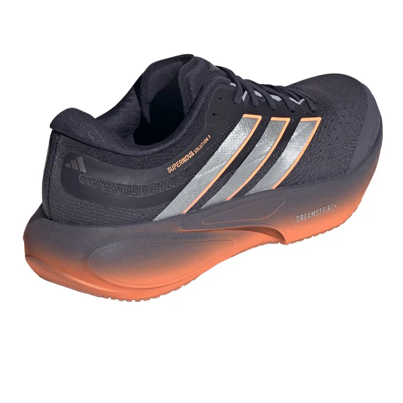 Adidas Supernova Solution 3 Men's Supportive Running Shoes - Aurora Onix Silver Met. Lucid Orange-3