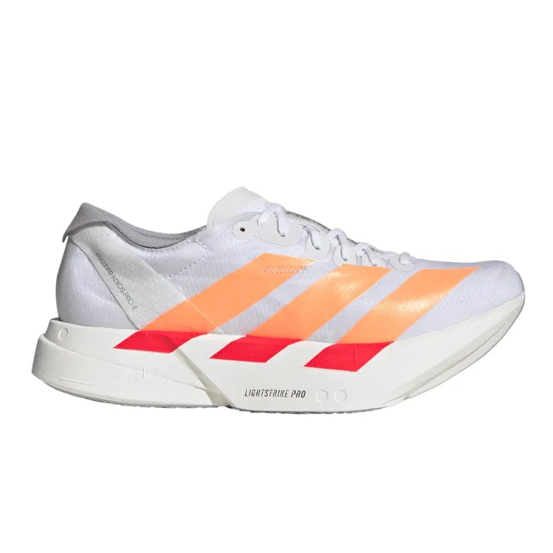 Adidas Adizero Adios Pro 4 Women's Running Shoes - Ftwr White Beam Orange Lucid Red